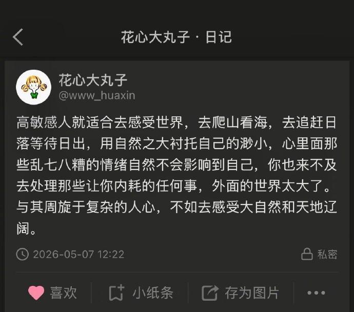 高敏感人就适合去感受世界 