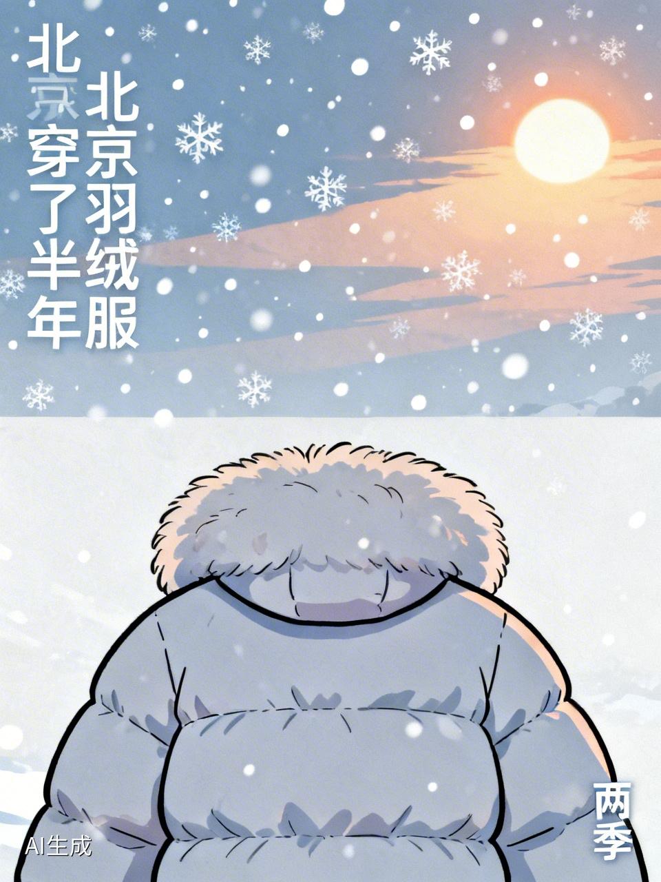 在北京穿了将近半年的羽绒服！全国网友笑疯：北京只有两季
 
已经3月了，全国都在