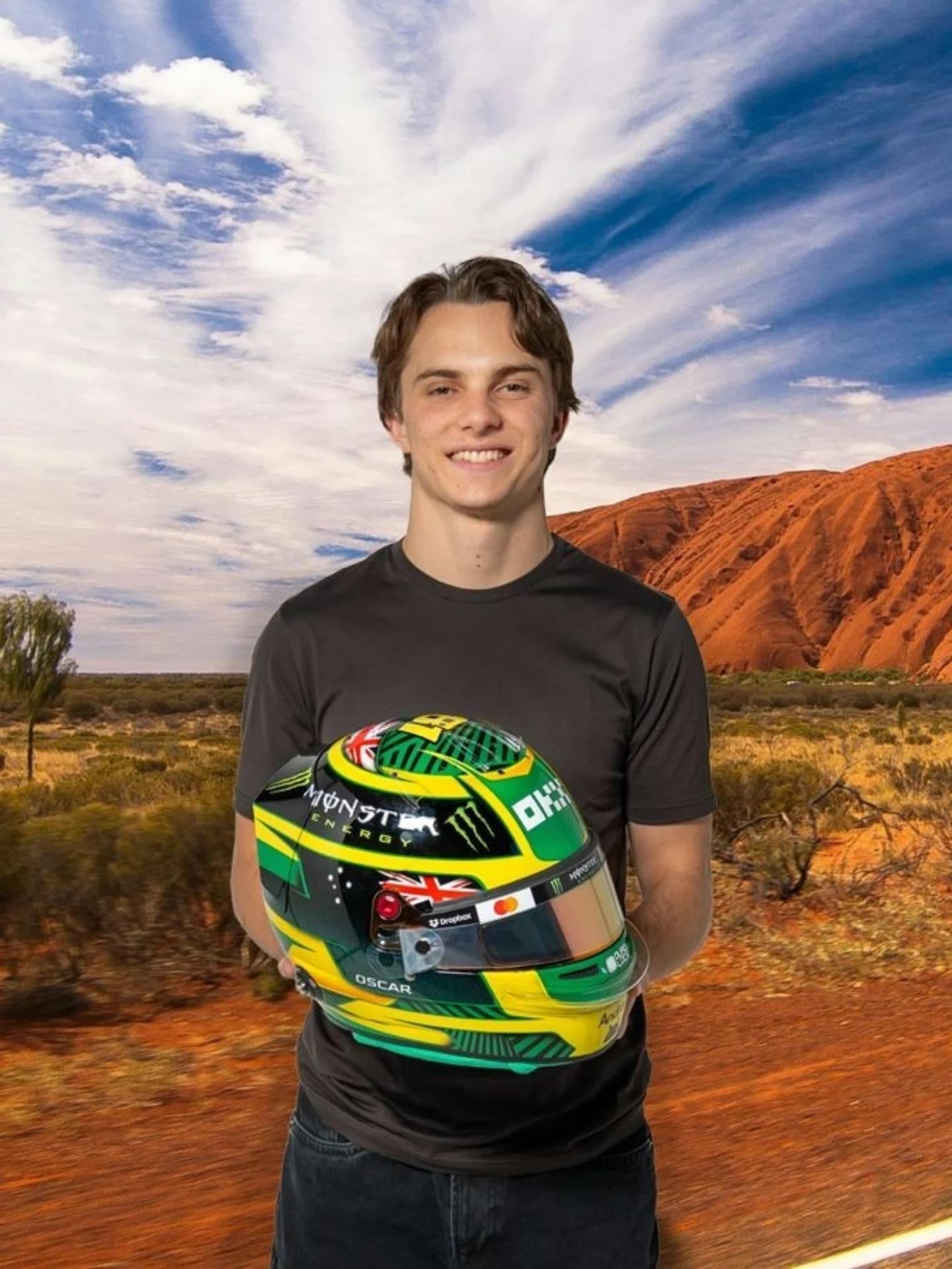 迈凯伦车队车手皮亚斯特里发布2026赛季F1澳大利亚🇦🇺大奖赛的主场特别版赛