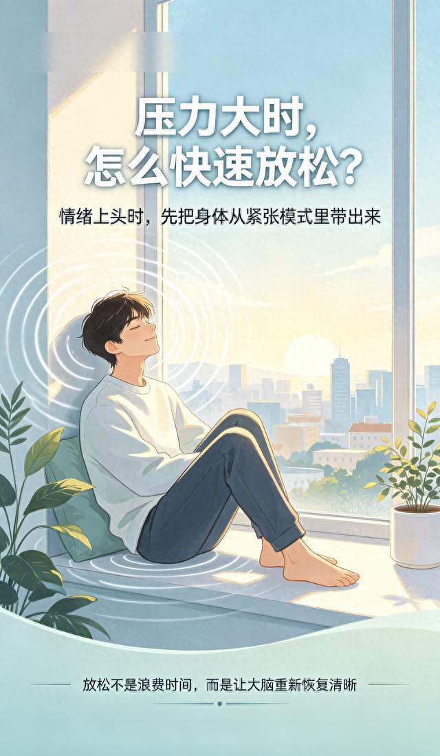 压力大时快速放松方法（1分钟~5分钟就能见效）