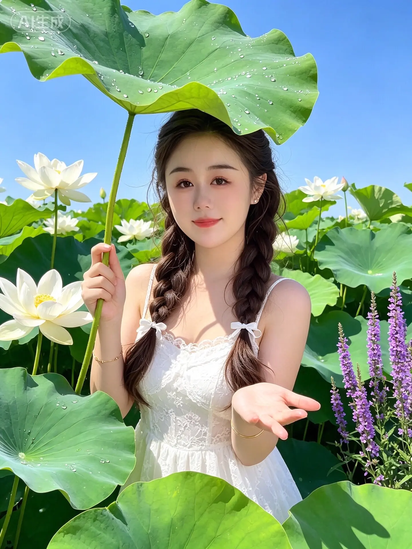 我像只鱼儿在你的荷塘，只为和你守候那茭白月光😝