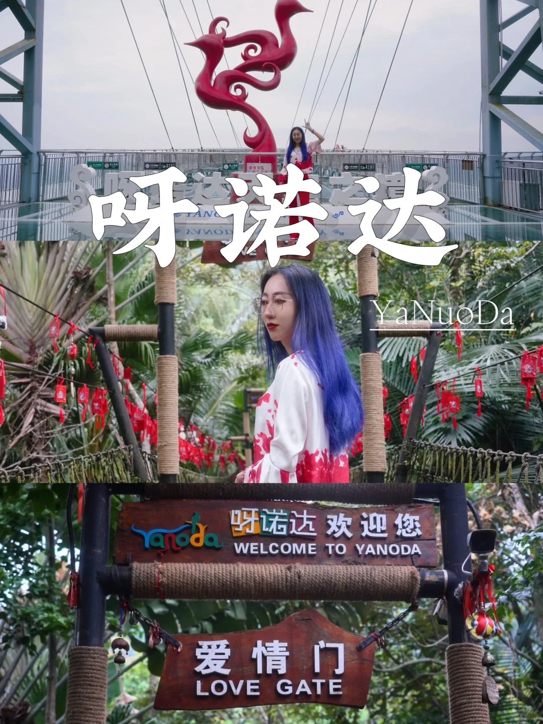 三亚呀诺达🎯请查收这份热带雨林游玩攻略🌴