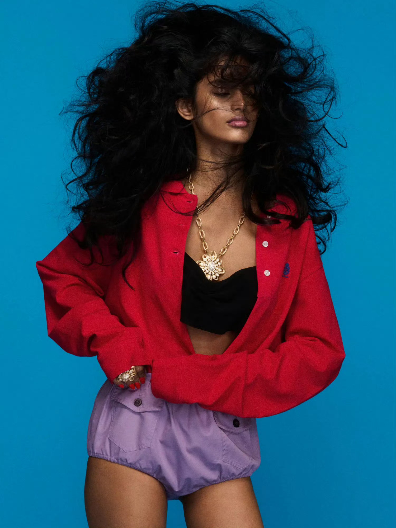 VOGUE UK March 2026印度超模Bhavitha MandavaC