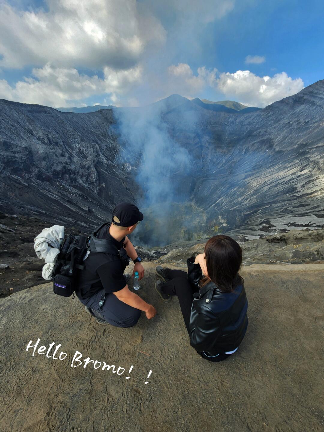 Bromo火山口的危险浪漫谁懂🌋