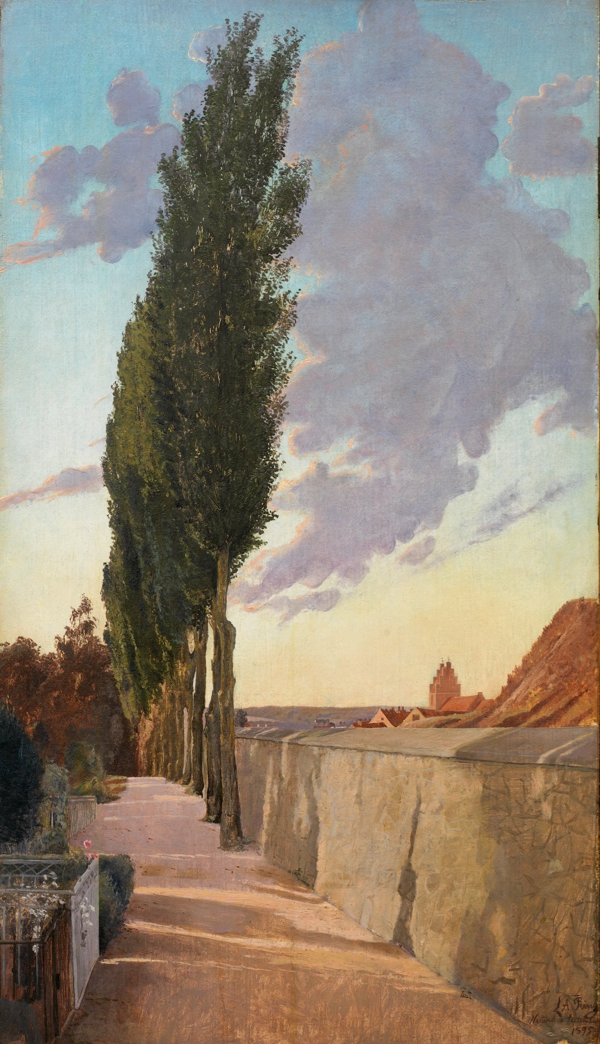 九月的傍晚，丹麦画家Laurits Andersen Ring ​​​