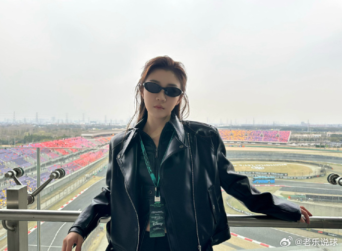 陈梦现场感受速度与激情的浪漫 英姿飒爽 