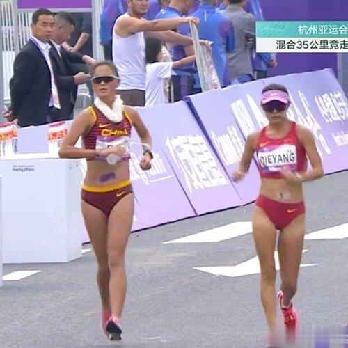 #中国队混合35公里竞走冠军#田径真的是全面开花呀！ ​​​