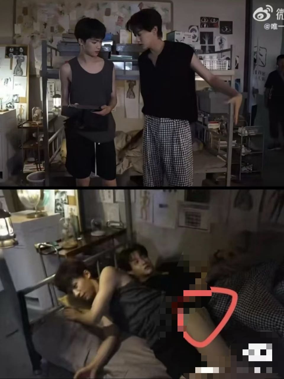 天雷那一皮带给人打的。。 ​​​