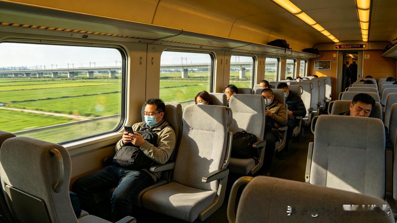 高铁上众生像，概括一下大约有10种。按人员数量由高到低，大概这样排列：
1.睡觉