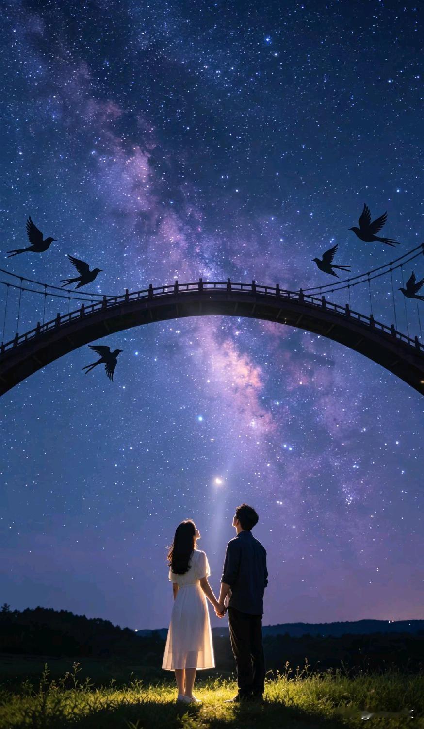 七夕节知多少
星河迢迢，鹊影横空，农历七月初七，便是流传千年的七夕。这个根植于华