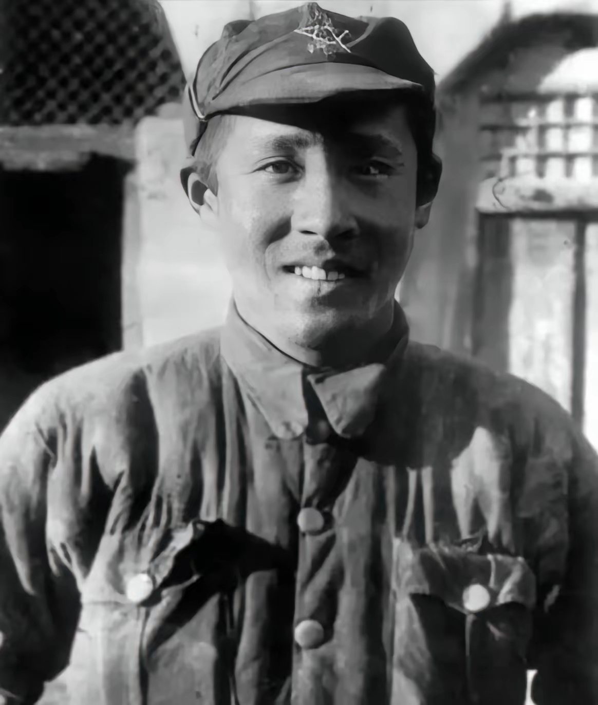 1936年，长征到达陕北的廖承志。老照片 ​​​