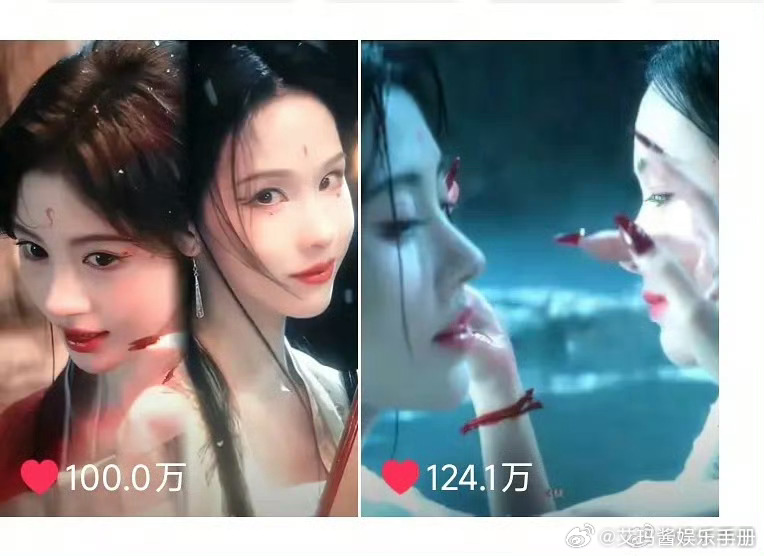 鞠婧祎 陈都灵双人视频在抖热度好高！已经有两个百万👍🏻了！有效出圈🔥 
