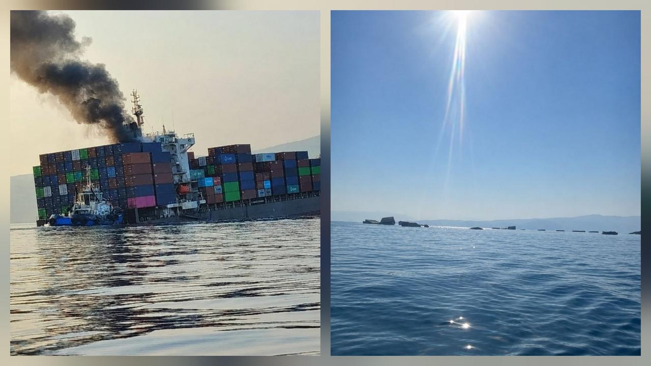 伊朗媒体称，伊朗革命卫队海军10月14日宣布，一艘装载2500多个集装箱的货轮当