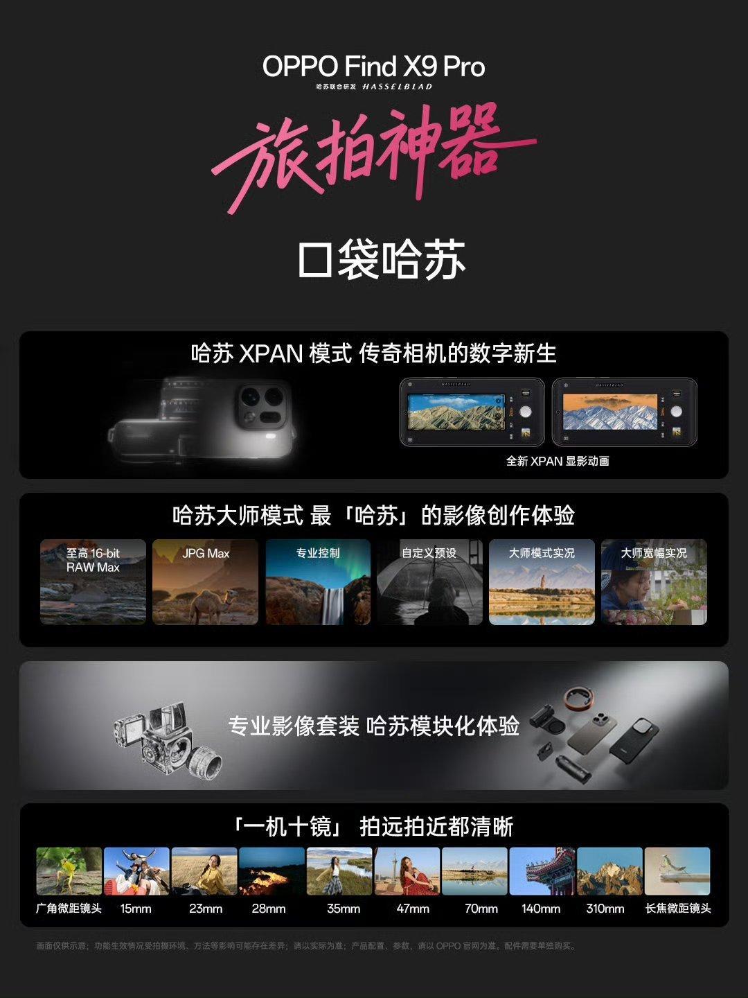 OPPO Find X9 Pro是一台真正的“口袋哈苏”哈苏XPAN模式：传奇相