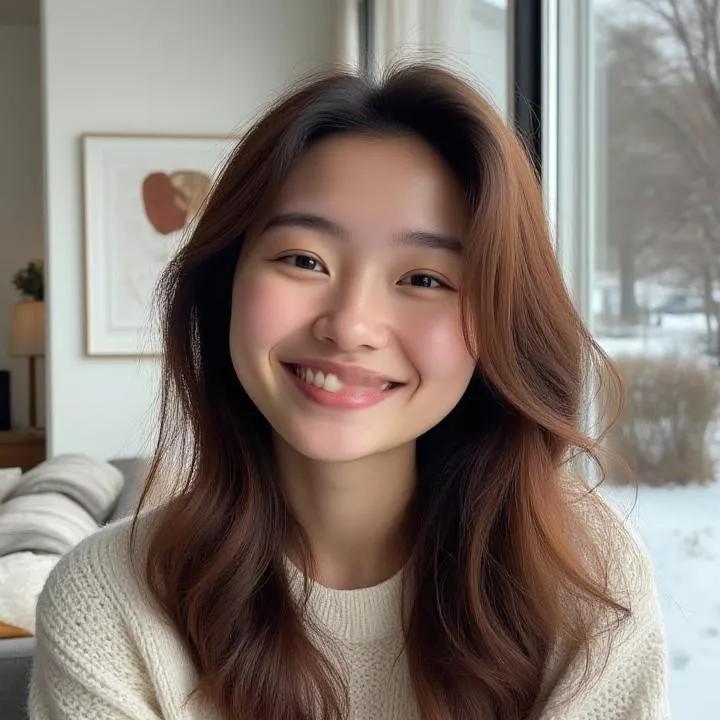 冬天暖阳下的微笑，温馨舒适！萌萌哒笑容 微笑 春日笑容 暖阳治愈瞬间 暖阳治愈 