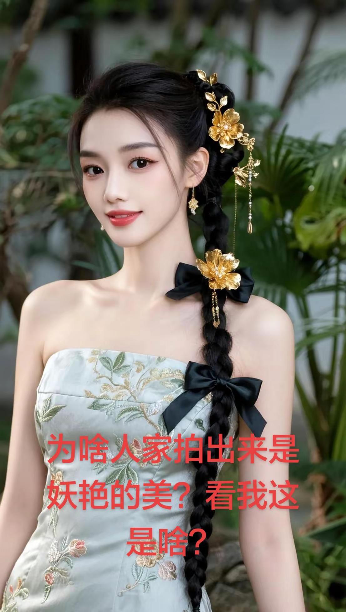 AI中式编发照 ai创作每个人拍出来的风情都不一样 玩法合伙人计划