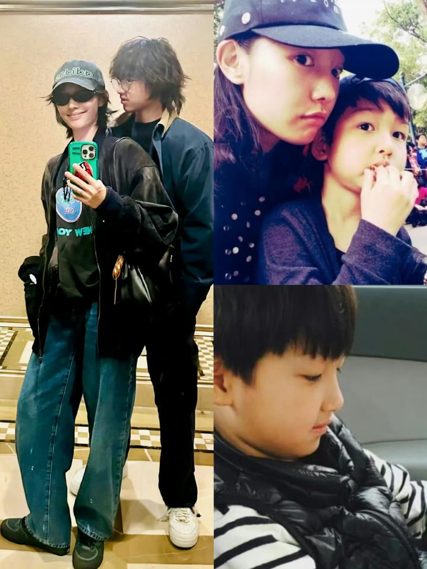 白百何晒与18岁元宝合照妈呀 知道她生孩子了真没想到孩子都18岁了！看着妥妥的姐