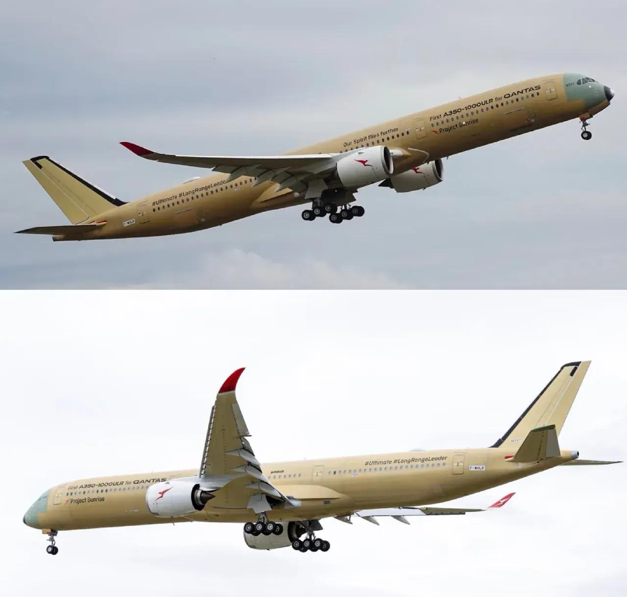 A350-1000ULR（超远程）平安抵达墨尔本！并在墨尔本停留至27日返回法国