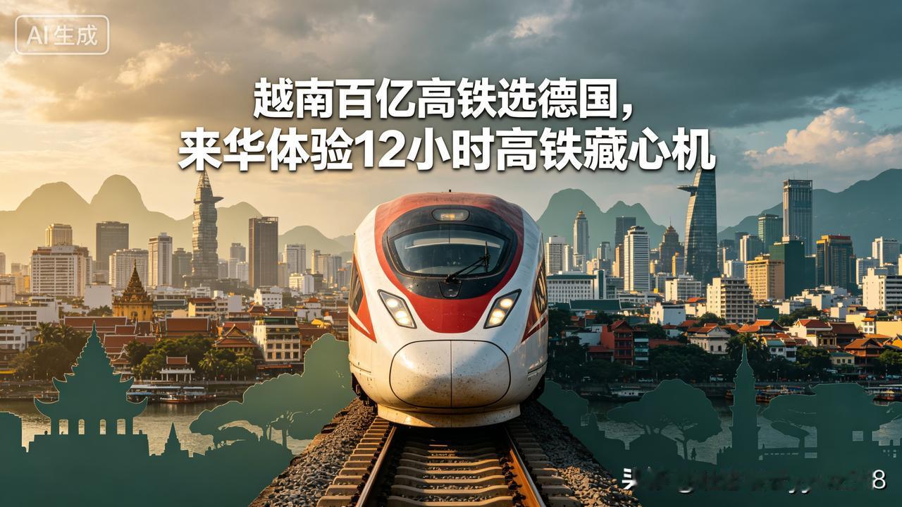 越南百亿高铁选德国，来华体验12小时高铁藏心机
 
一边来华坐12小时高铁狂夸复