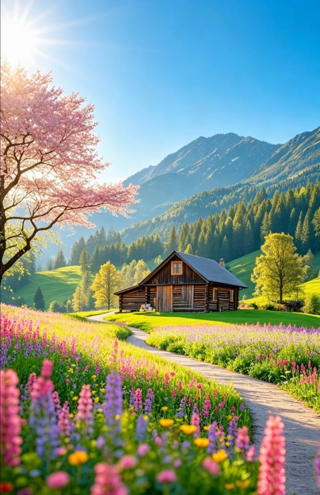 英语 Time unfolds slowly, yet sweetness li