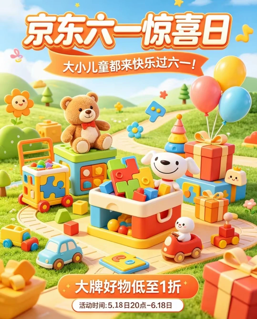 玩法超多！京东六一快乐根本停不下来👏👏