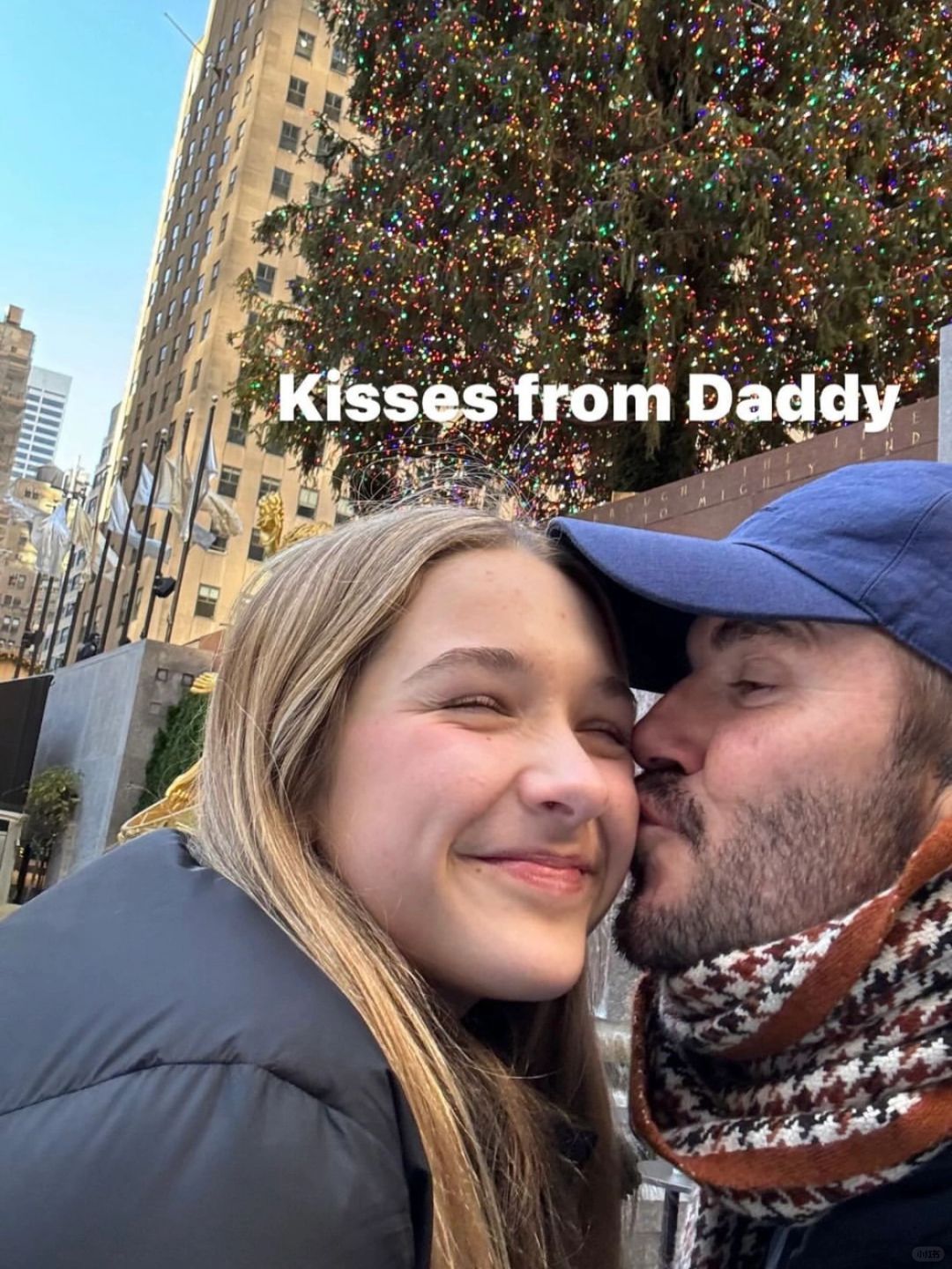 小贝小七，在“纽约”！👨‍👧🎄