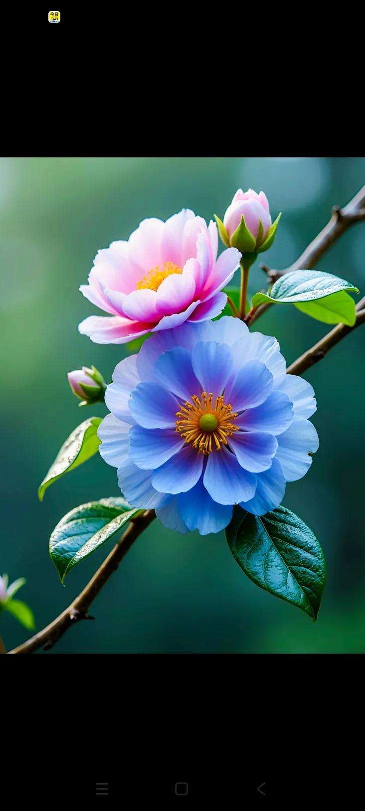 花开枝头艳，春意满园香。。百花盛开 美景树花开