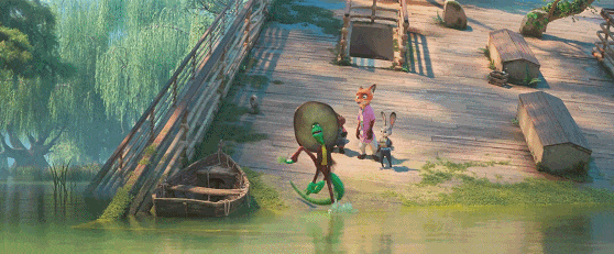 我刚知道疯狂动物城那个让狐狸尼克吃虫子的水上漂蜥蜴名字叫耶稣（Jesus），因为