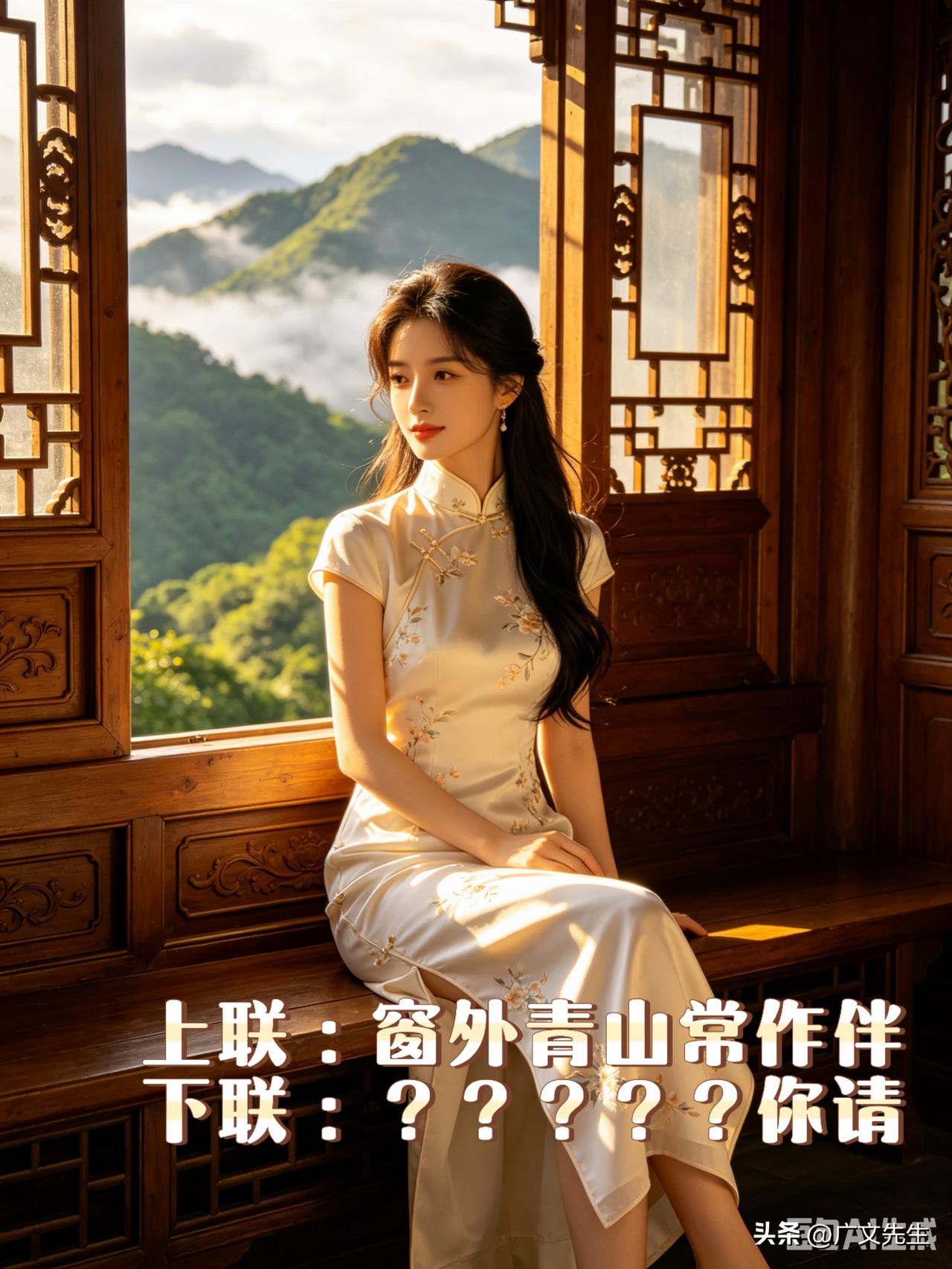 这几天脑子里总盘旋一句上联，挥之不去。自己试着对了无数遍，要么词语不搭，要么意境