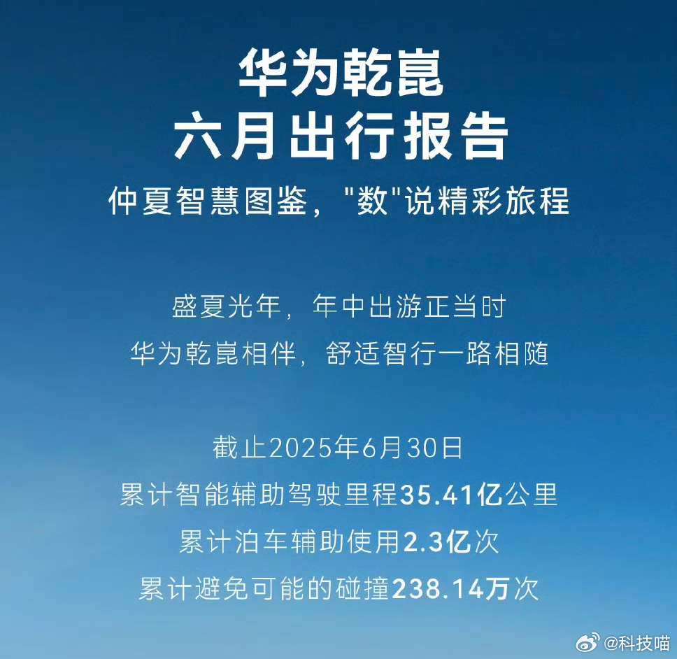 华为智驾辅助功能，累计避免可能的碰撞超过238万次也就是说，如果汽车没有这个功能