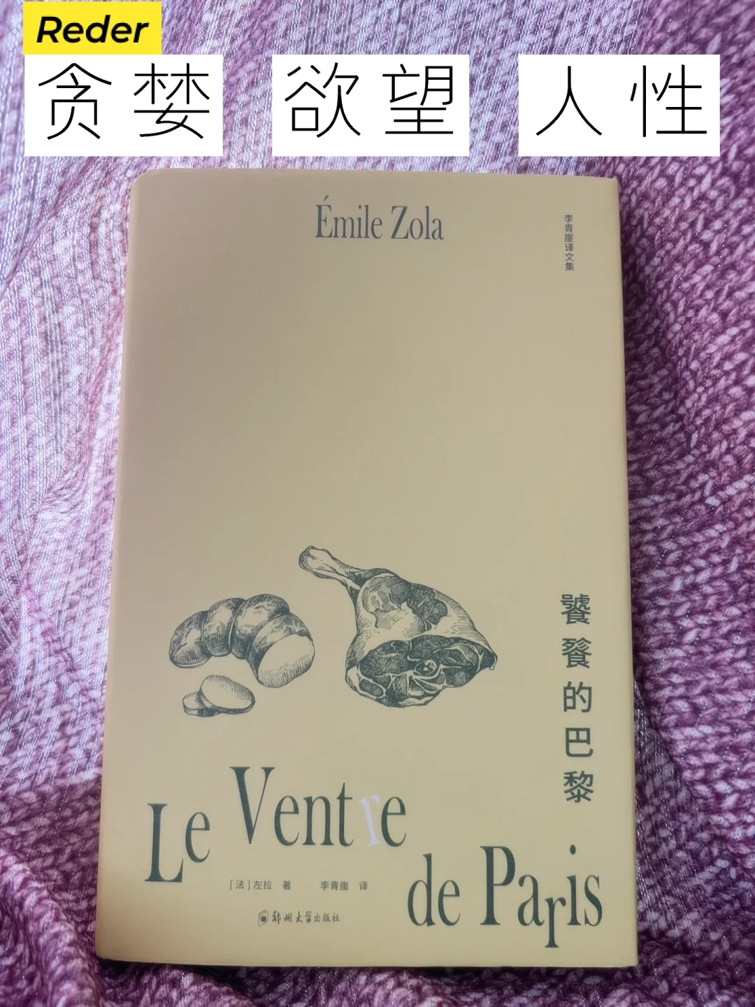 欲望⁉️人性‼️政治📝饕餮的巴黎…… 	 🥦本书是法国自然主义大师...