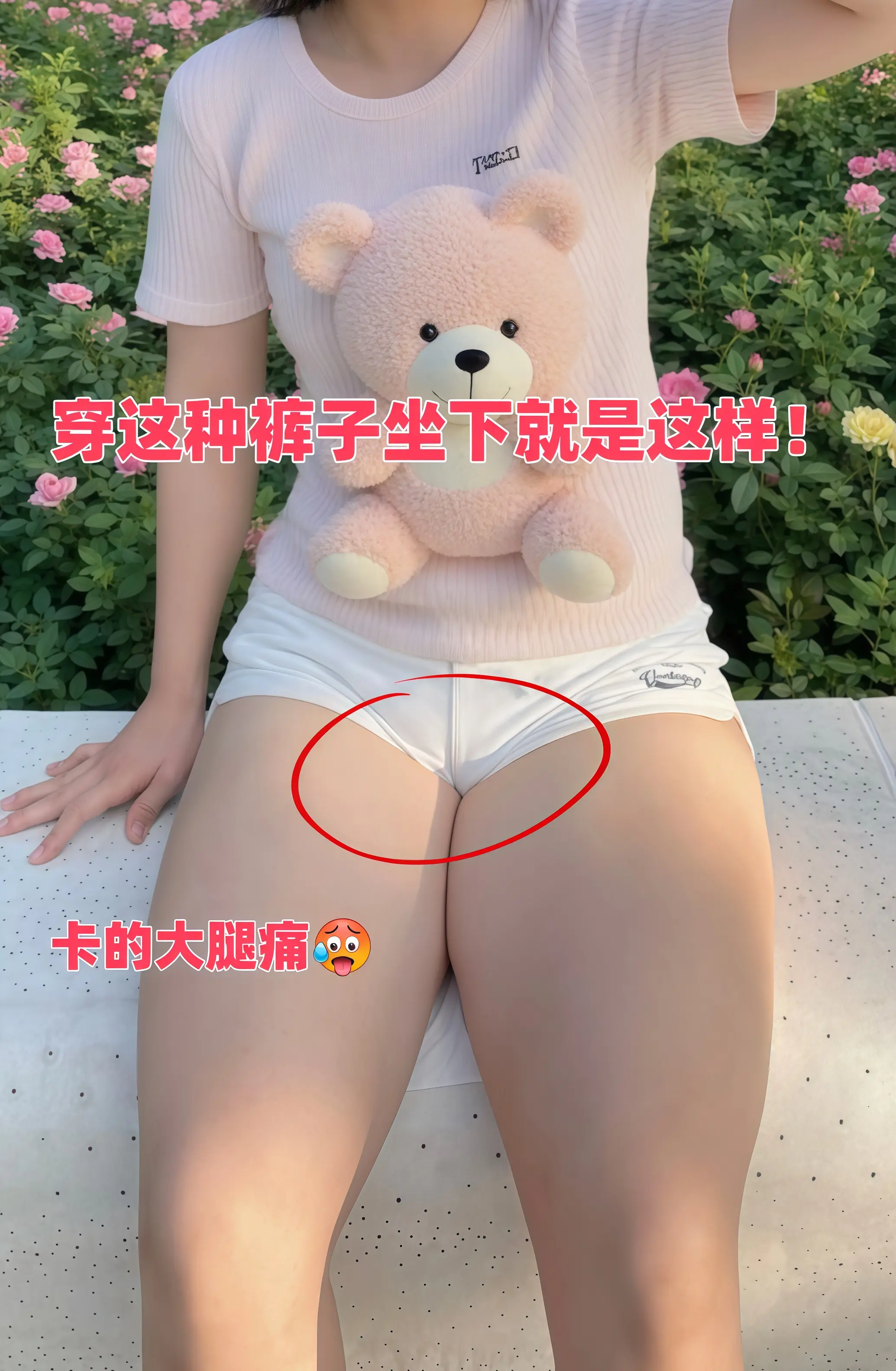 这个夏天怎么能少了这款白色刺绣 5 分牛仔短裤呢？它真的是夏季的时尚单...