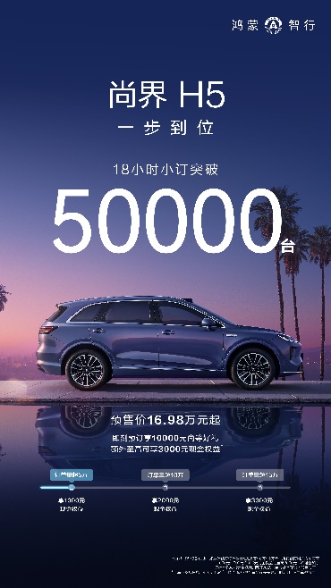 余承东：尚界亏本也要让利给消费者，尚界H5凭16.98万元预