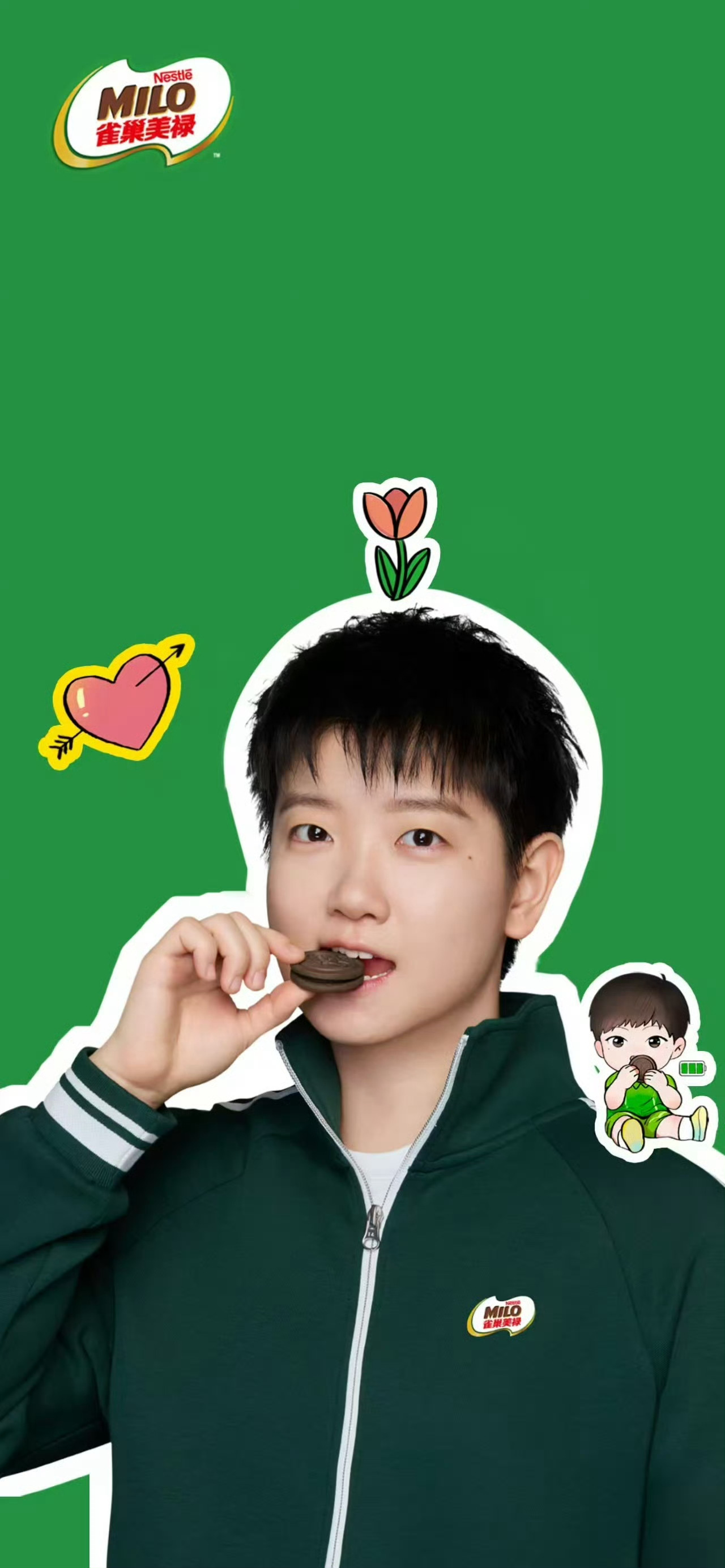 配上QQ人真的要萌薯我了🍀 ​​​