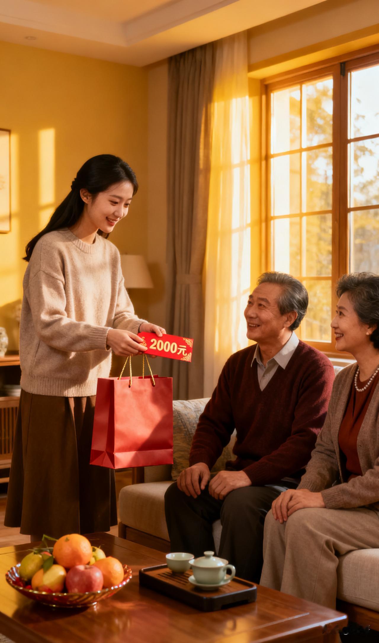 没有固定标准，主要看自身经济能力和父母实际需求，多数人日常回娘家会给500-20