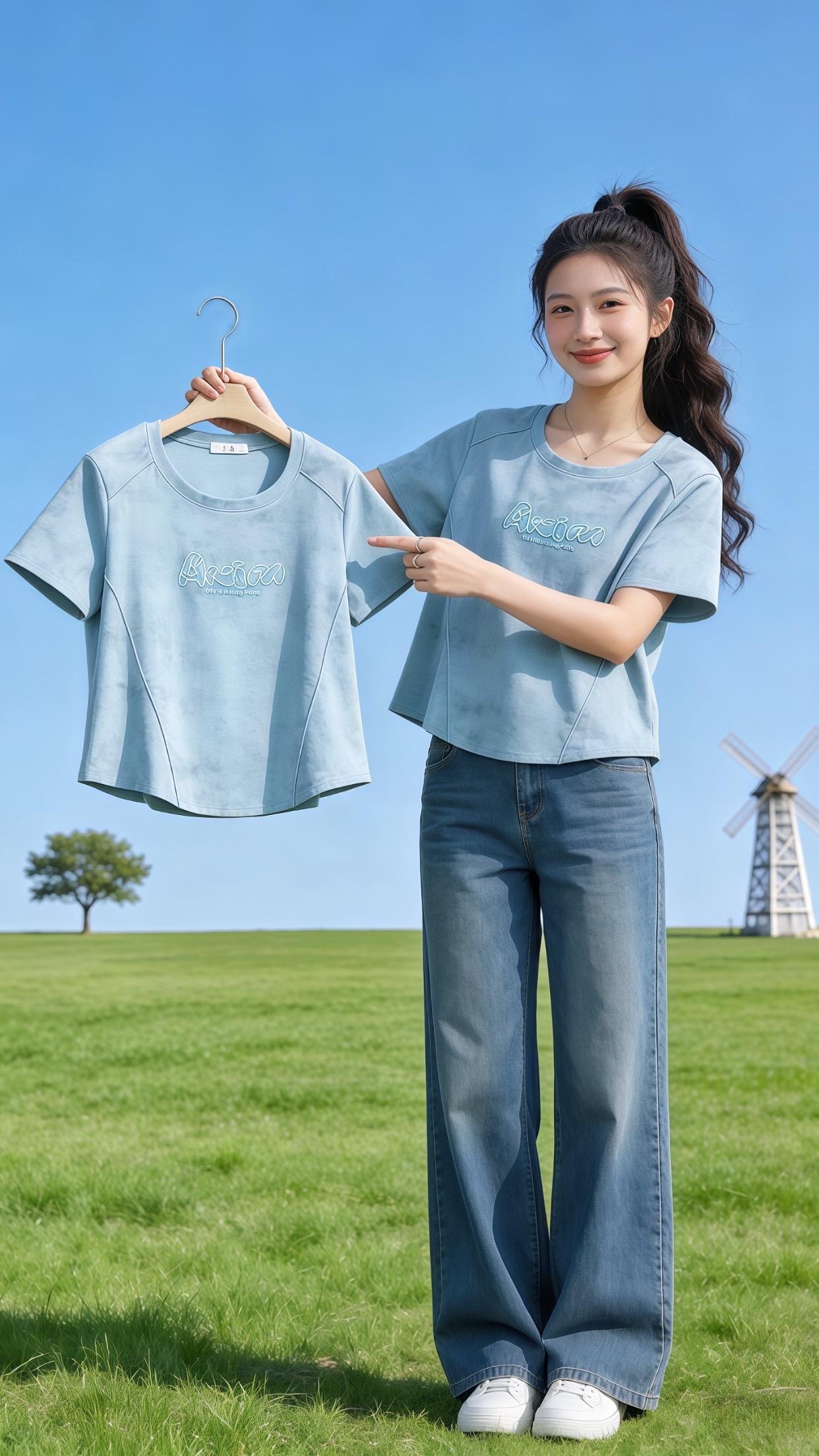 夏季短袖穿搭推荐 当普通女生用轻盈感穿搭打开春天 小个子的美女感漂亮上...