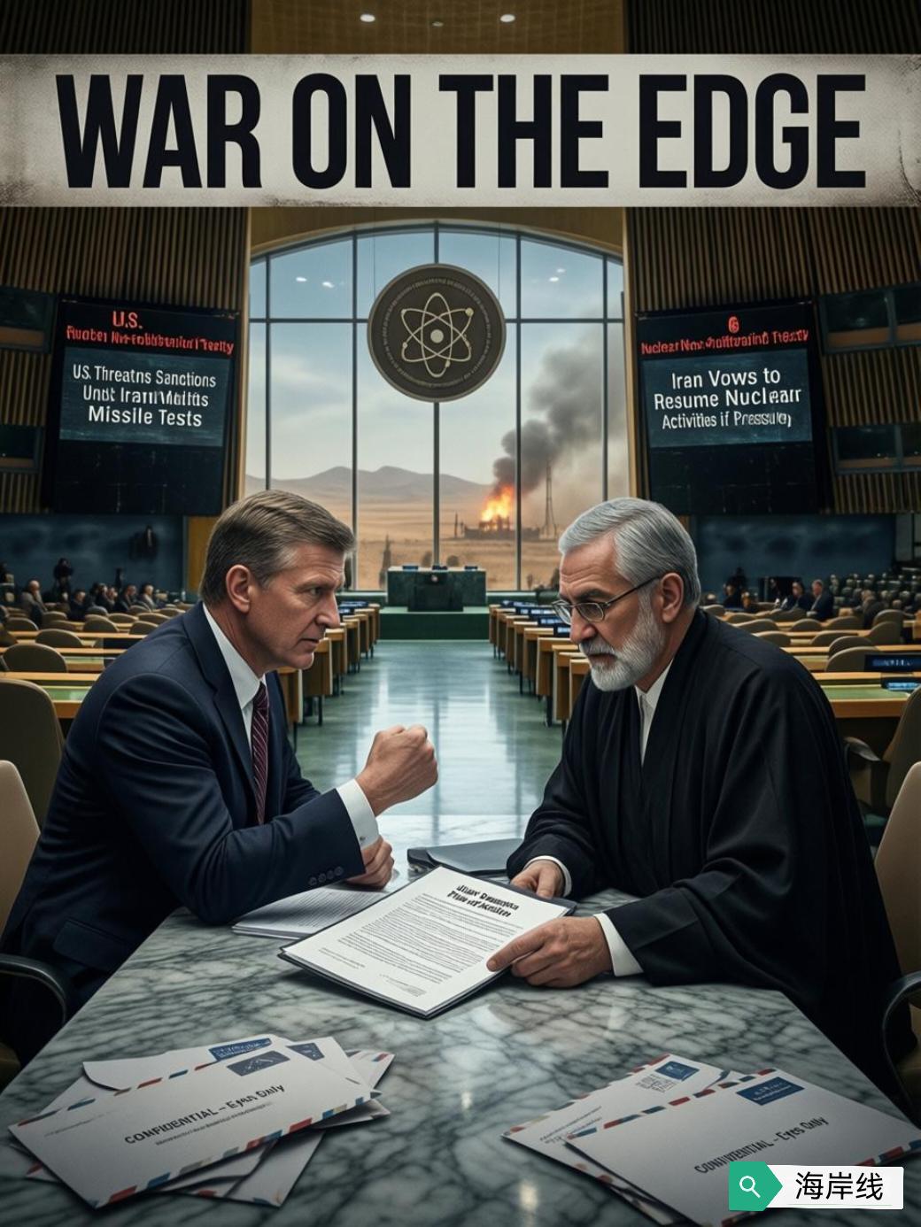 法新社2月25日的消息，美国和伊朗在日内瓦又坐到一起了。

说是谈判，但气氛怎么