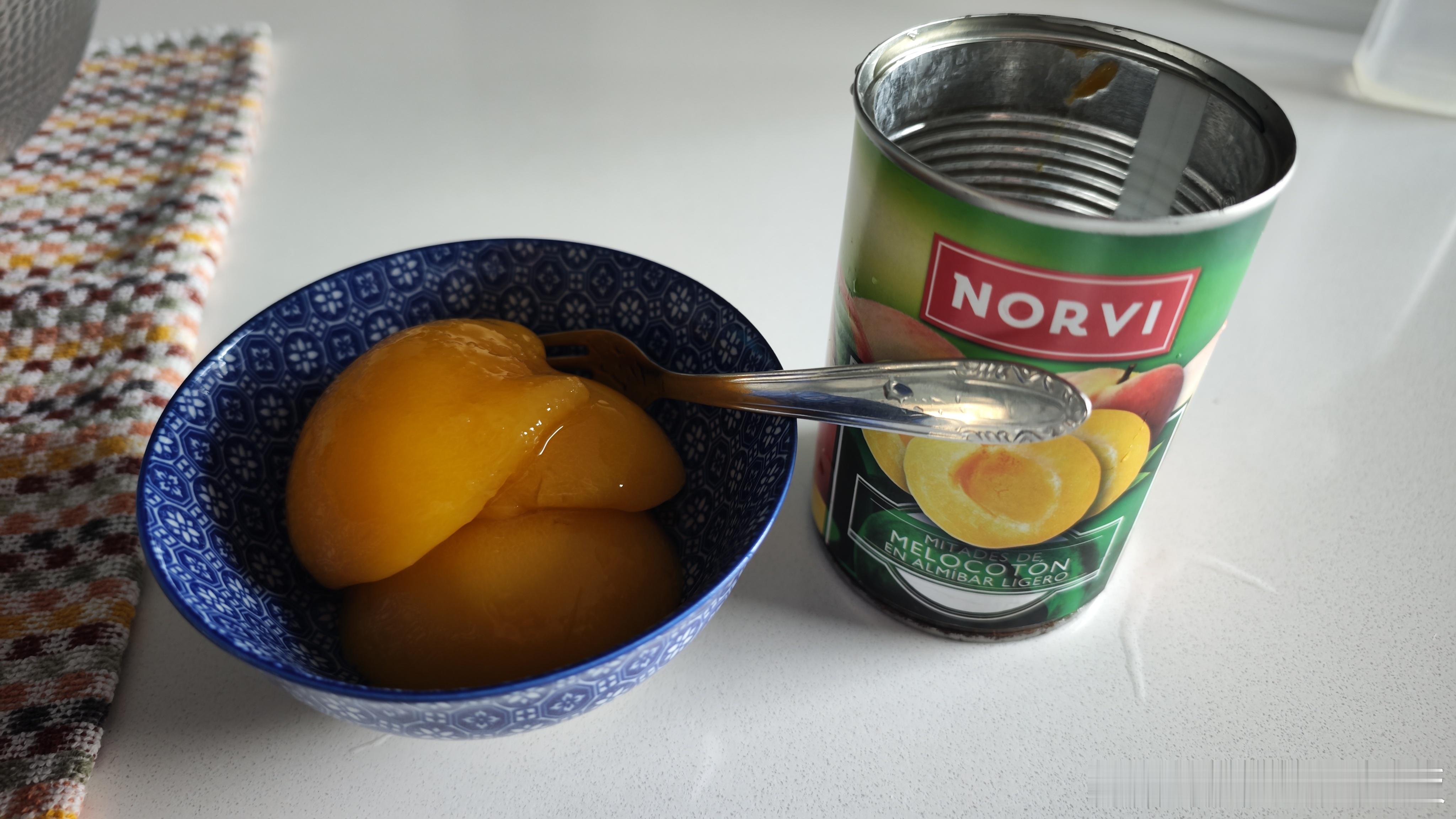 黄桃罐头。疫情期间的应急物资。快过期了。🍑 ​​​