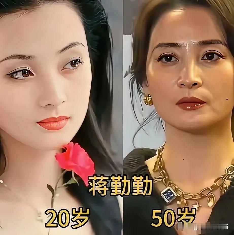 女星20岁vs50岁容貌对比，岁月留下不同痕迹，有人状态反差太意外。
二十岁时大