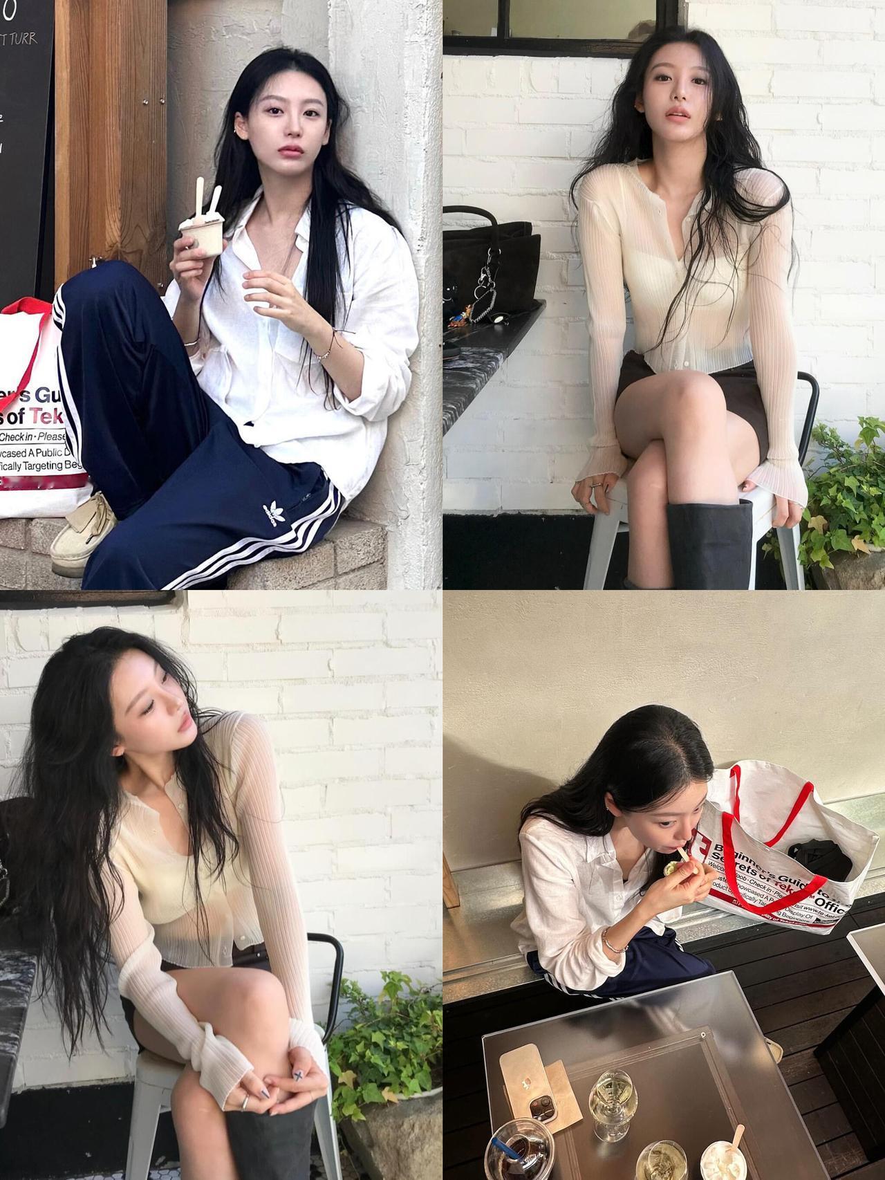 冷清又气质，太喜欢这样的穿衣风格了！
低饱和色系与利落剪裁碰撞出独有的松弛高级感