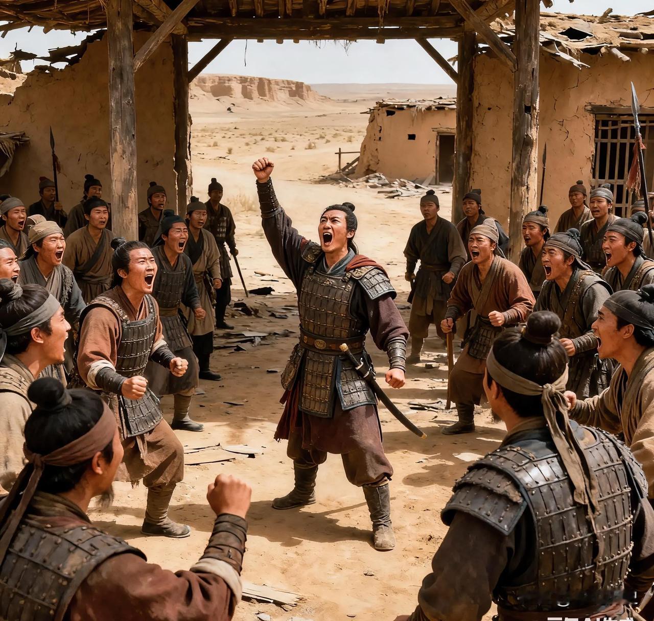 公元349年，后赵太子石宣被处死后，守卫东宫的万余名士卒被发配到凉州戍边，在首领