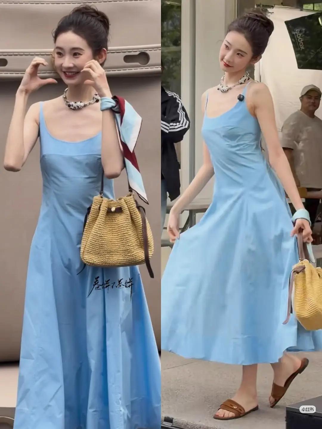 张艺凡已经高到只能穿平底鞋了 