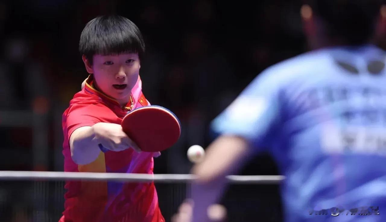 中国女乒3：0战胜了法国队进入决赛，球员表现及评分：
1.孙颖莎  9.6分
前