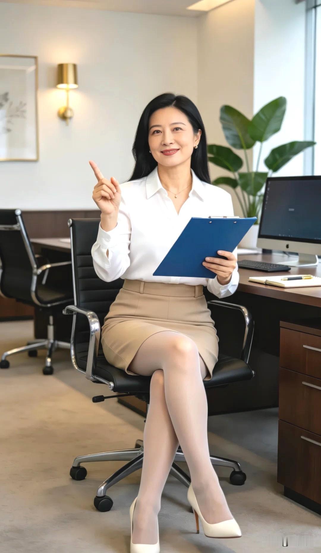 采购部长姐姐，太美了[比心]
咱们公司新来的采购部长姐姐也太会穿了职场女精英衬衫