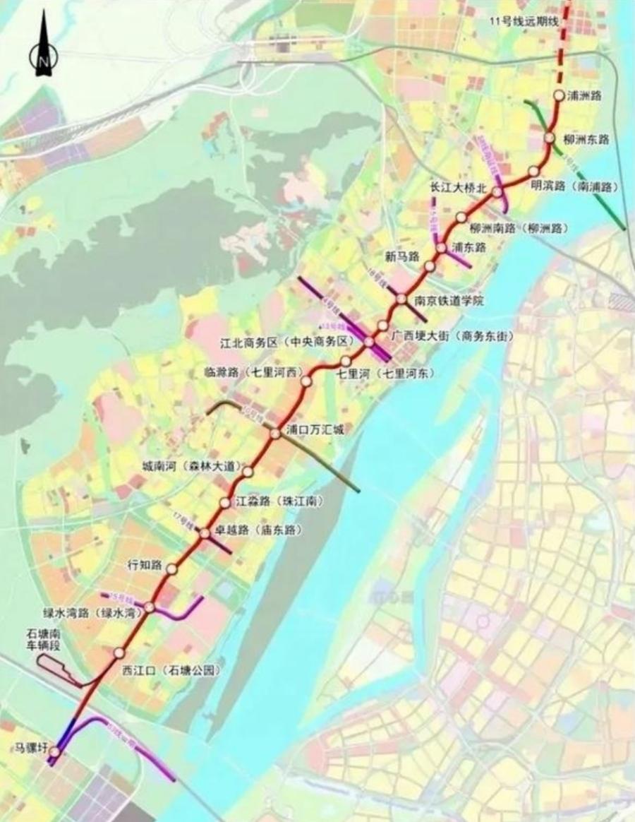 南京地铁11号线建设迎来新进展，但全线通车仍需等待至2025年，该线路将显著改善