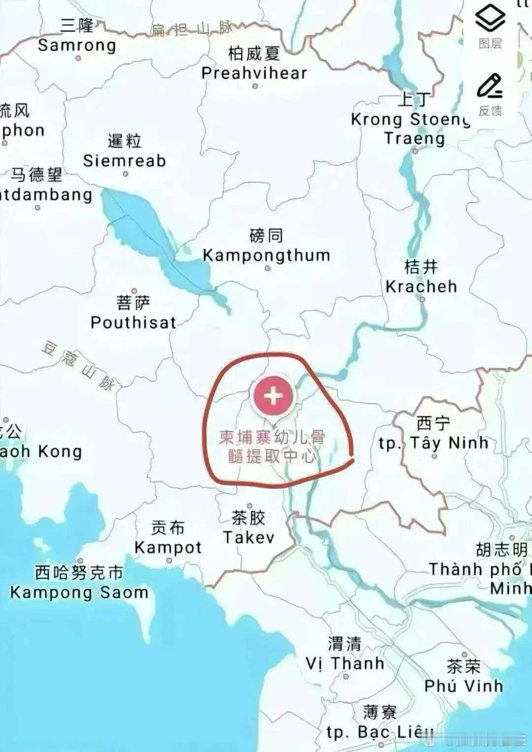 柬埔寨 网友们请求泰国军队打这里 