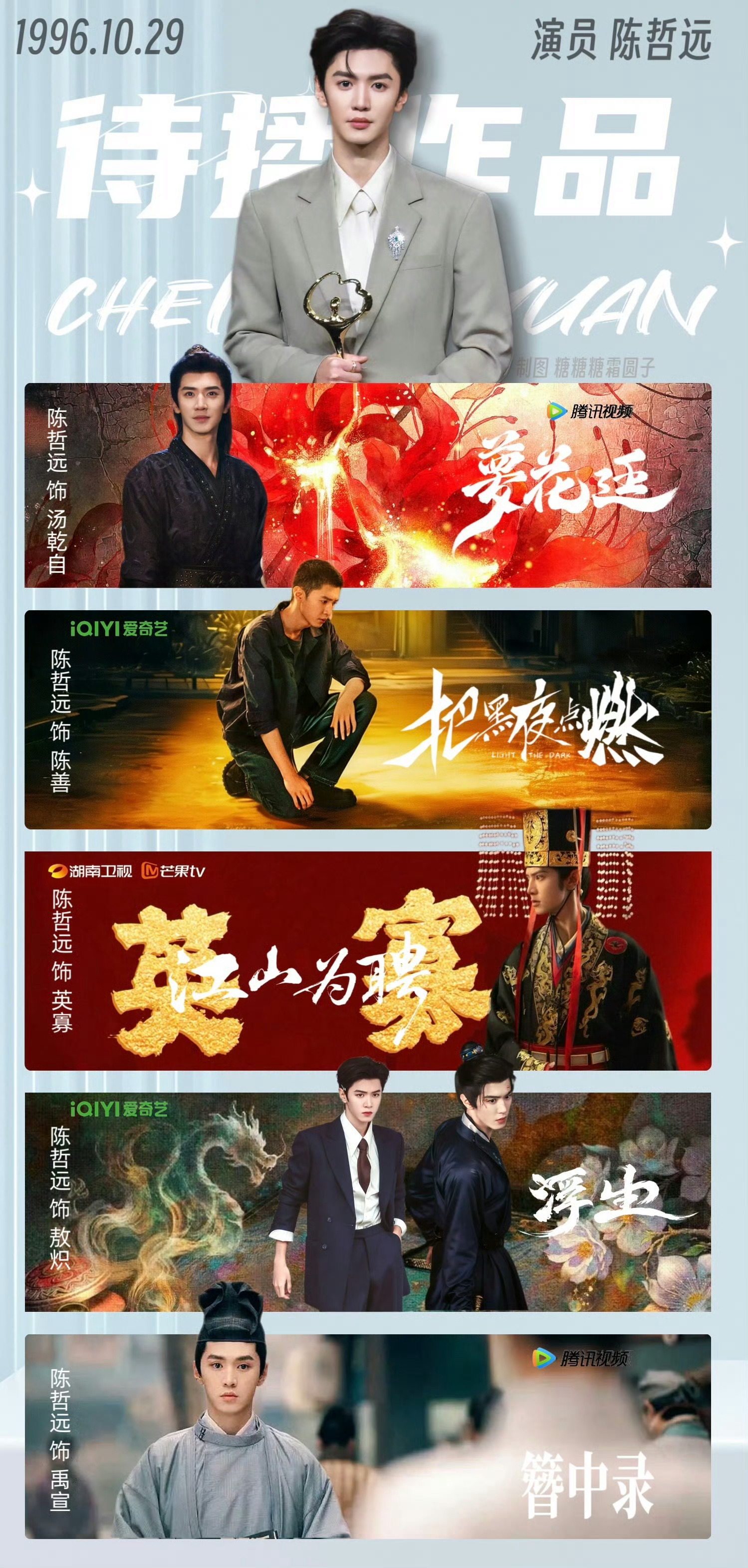 演员表不让单独用艺名了期待青年演员陈哲远待播剧