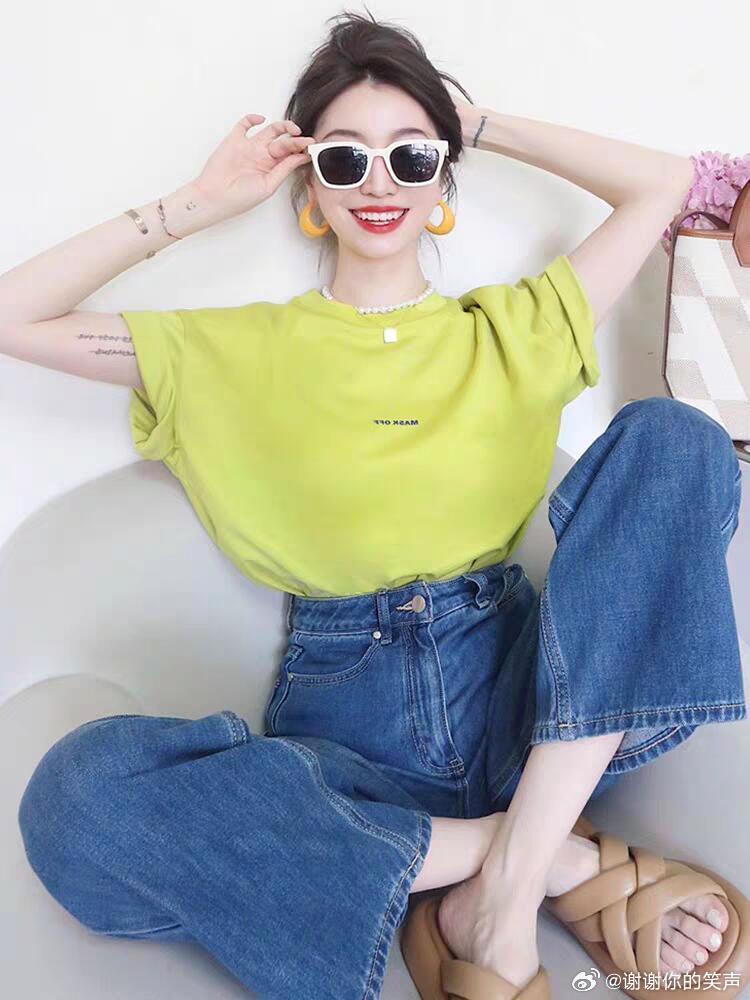 这件真的太青春了！！夏装女小个子穿搭一整套网红炸街休闲时尚活泼减龄 ​​​