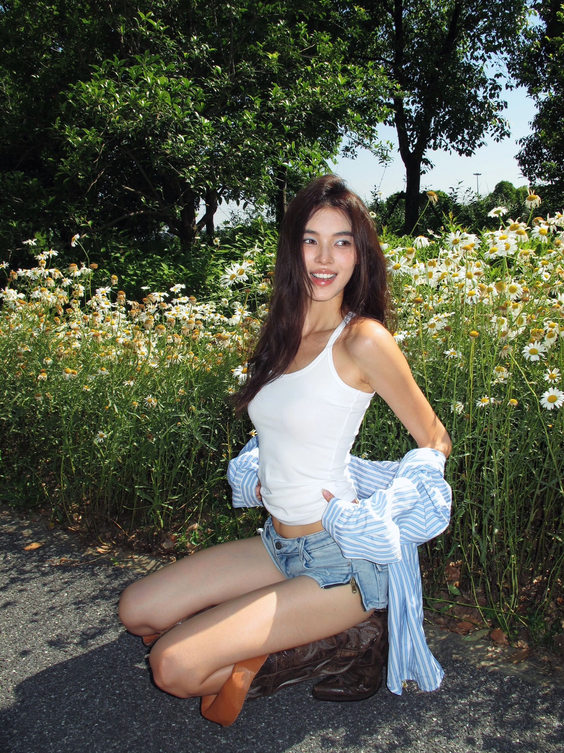 存一些户外拍照姿势 🌳 ​​​