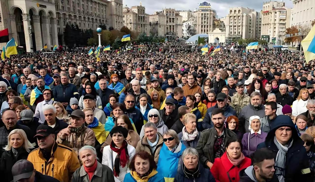 ​乌克兰民众已经对战争失去了信心，然而对和平已经非常的渴望。这时候，乌克兰民众调